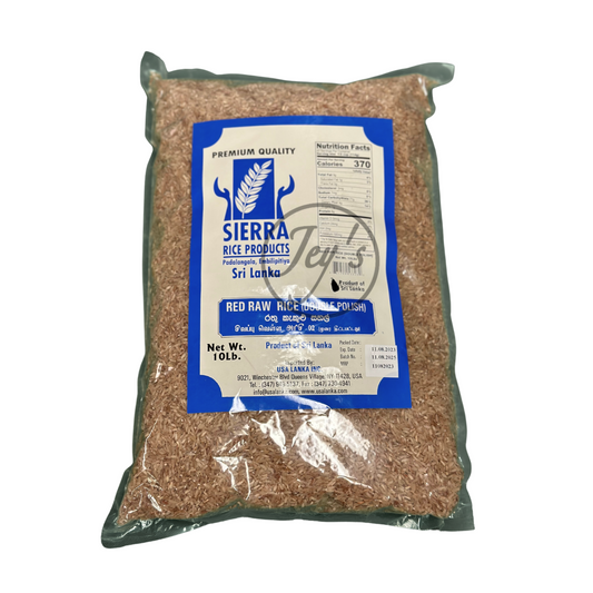 Red Raw Rice Double Polished (10lb)