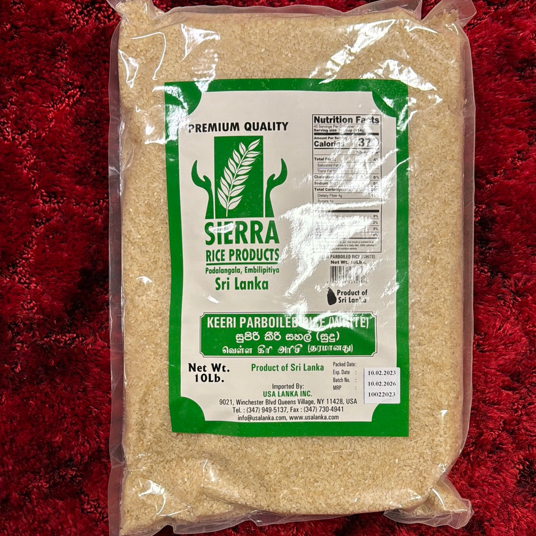 Keeri Parboiled Rice White (10lb)