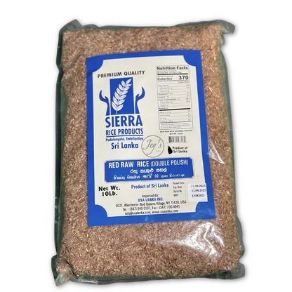 Red Raw Rice Double Polished (10lb)